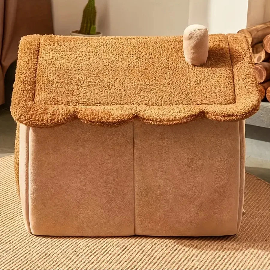 Foldable Pet House - Washable and Removable, Cave for Puppies